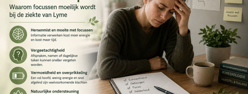 lyme concentratieproblemen